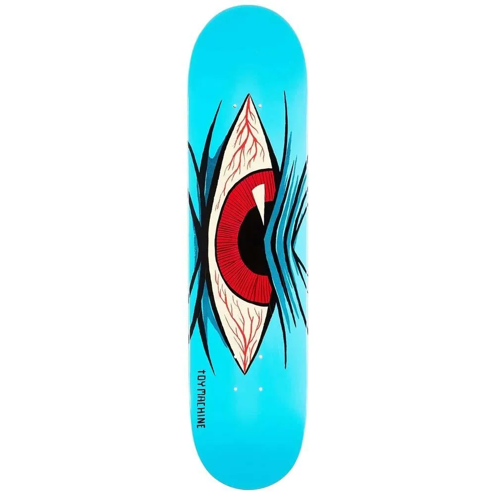 Toy Machine Mad Eye Skateboard Deck Blue 8.5