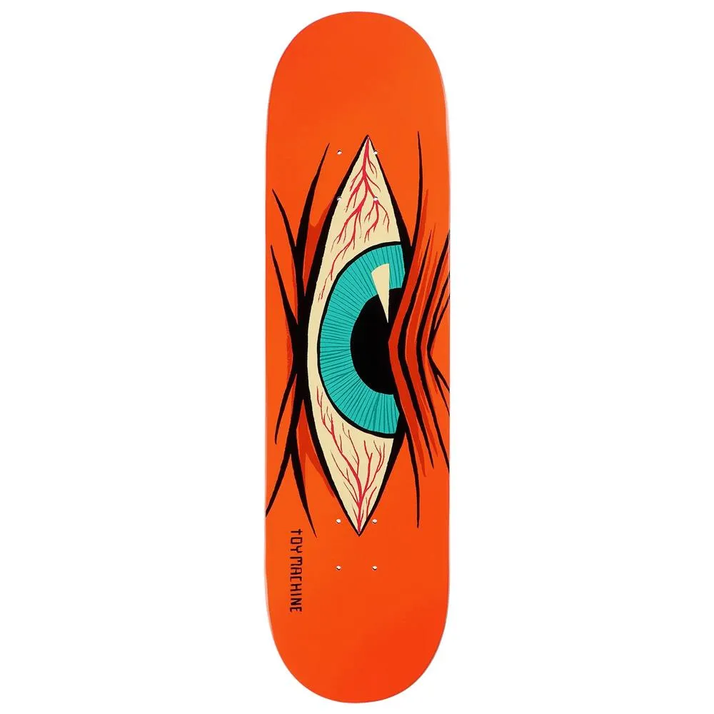 Toy Machine Mad Eye Skateboard Deck Orange 8