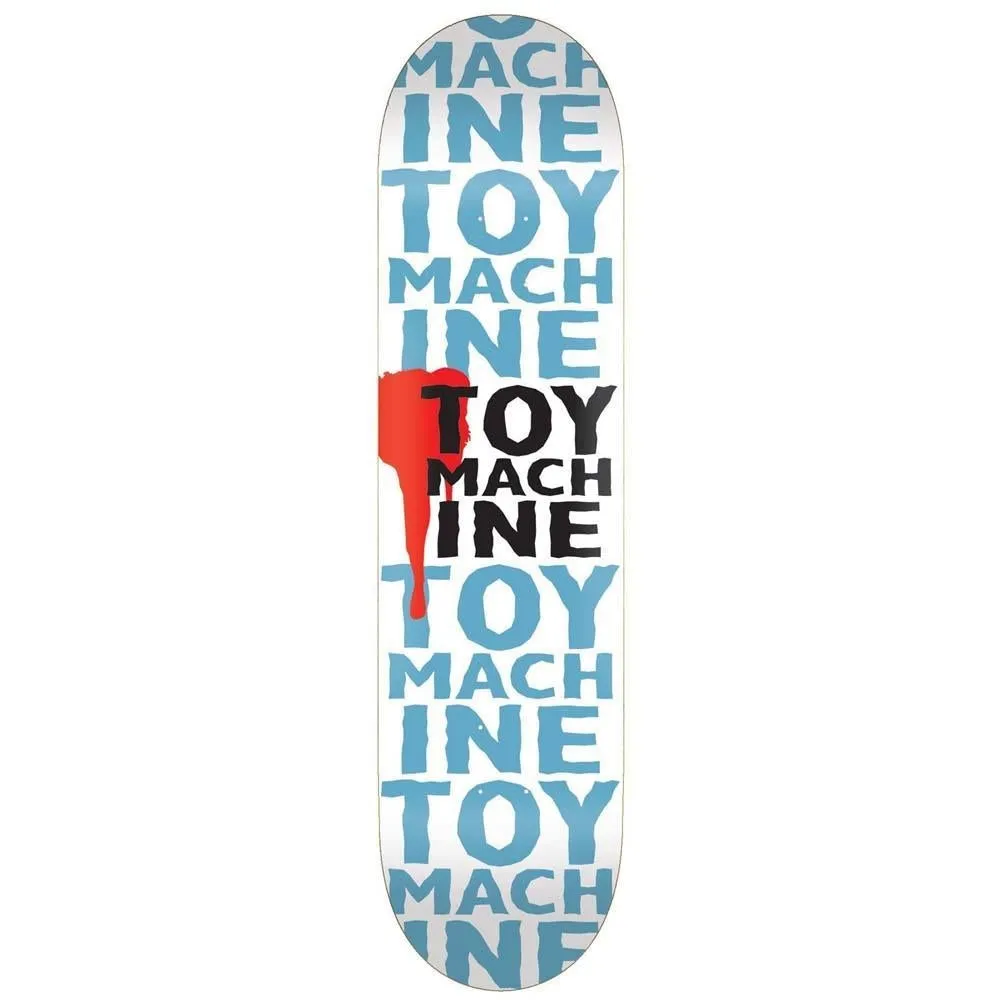 Toy Machine New Blood Skateboard Deck White 7.63