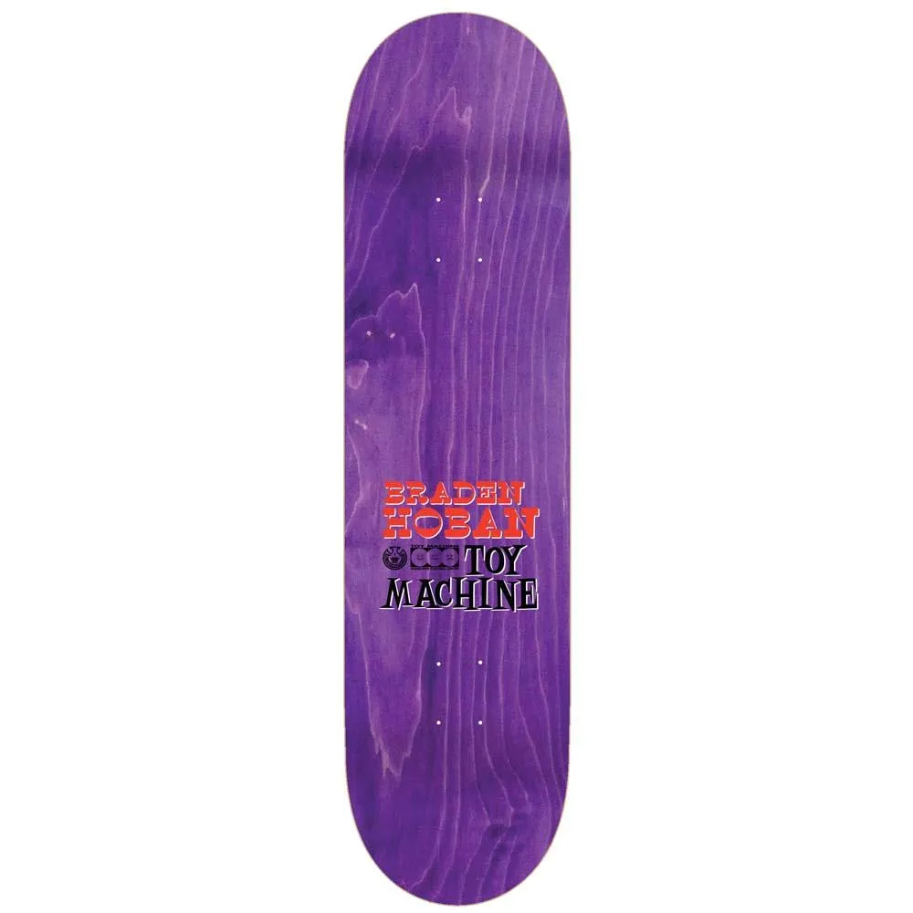 Toy Machine Skateboard Deck Hoban Mind Control 8.63
