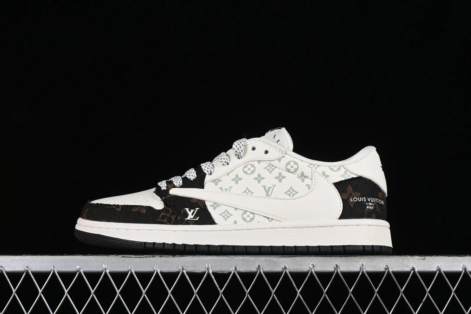 Travis Scott x Fragment Design x Air Jordan 1 Low OG SP Off White Black Brown SJ2068-103