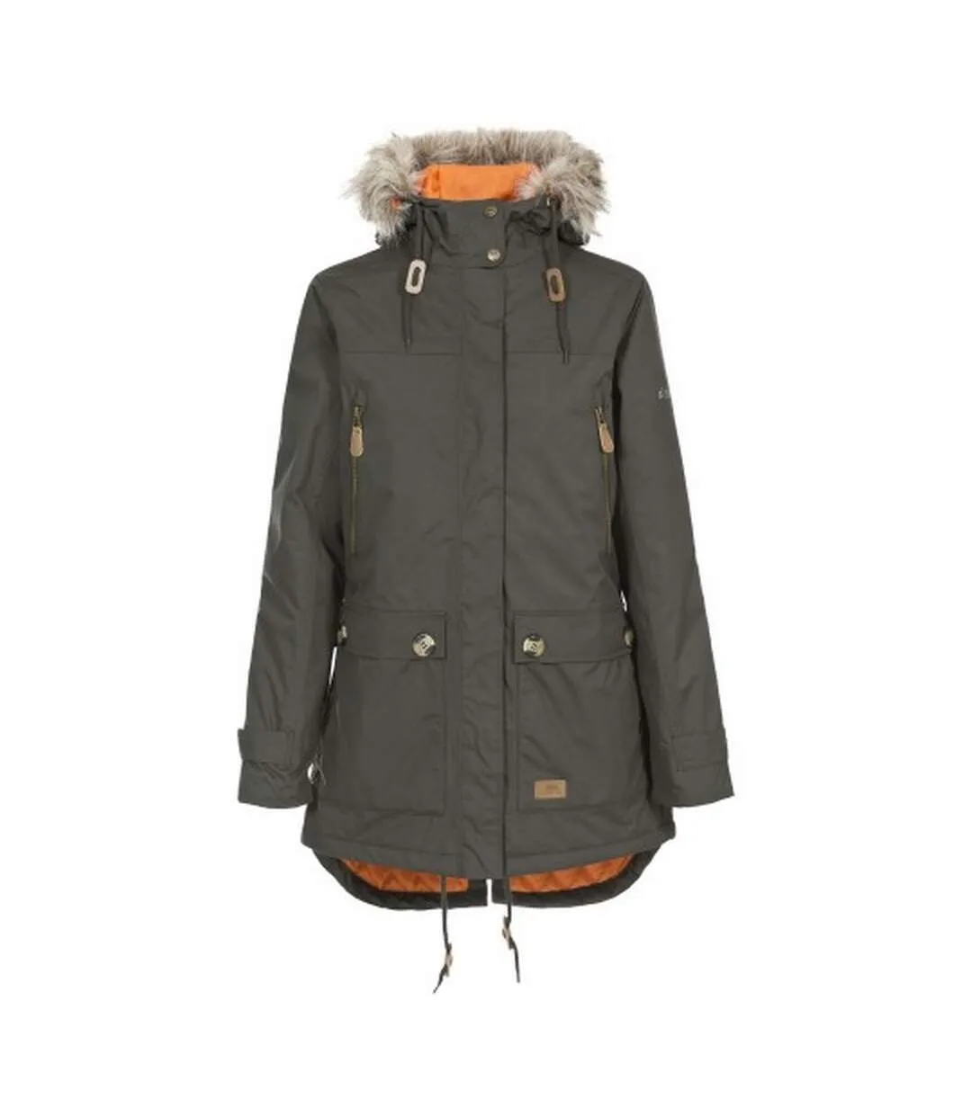 Trespass Womens/Ladies Clea Waterproof Padded Jacket (Dark Khaki) - UTTP3067