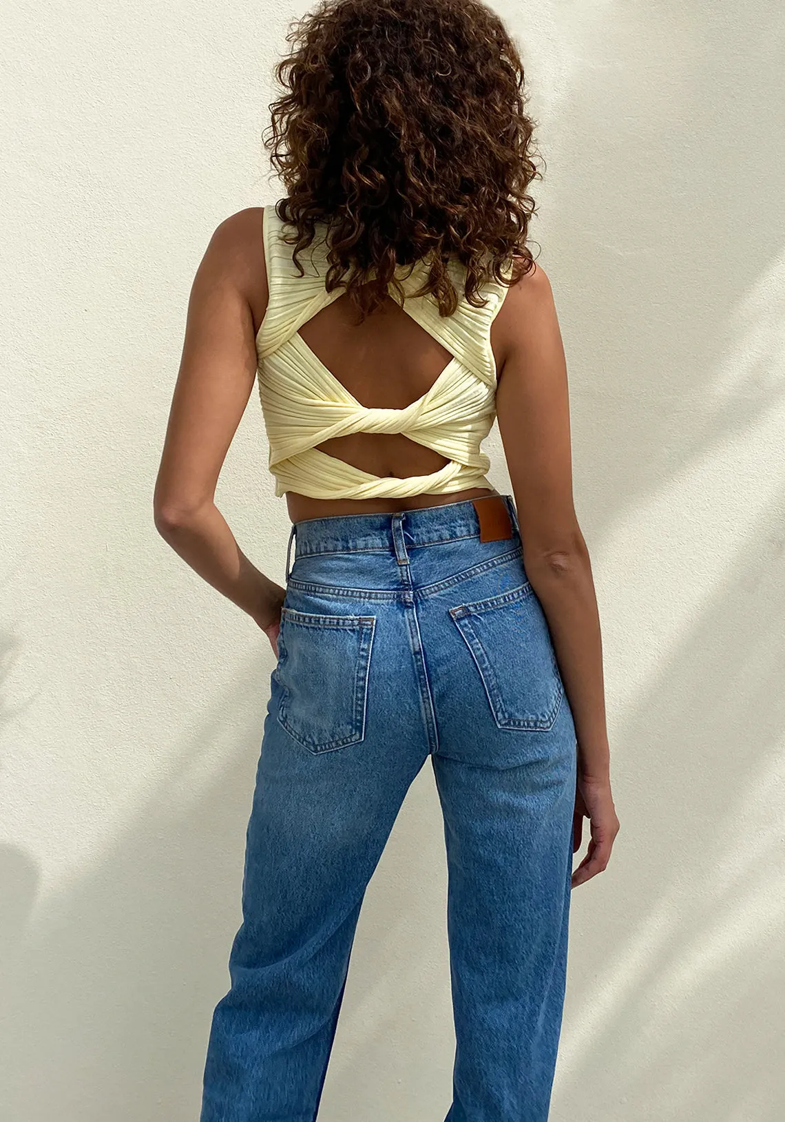 TWIST TANK TOP LEMON