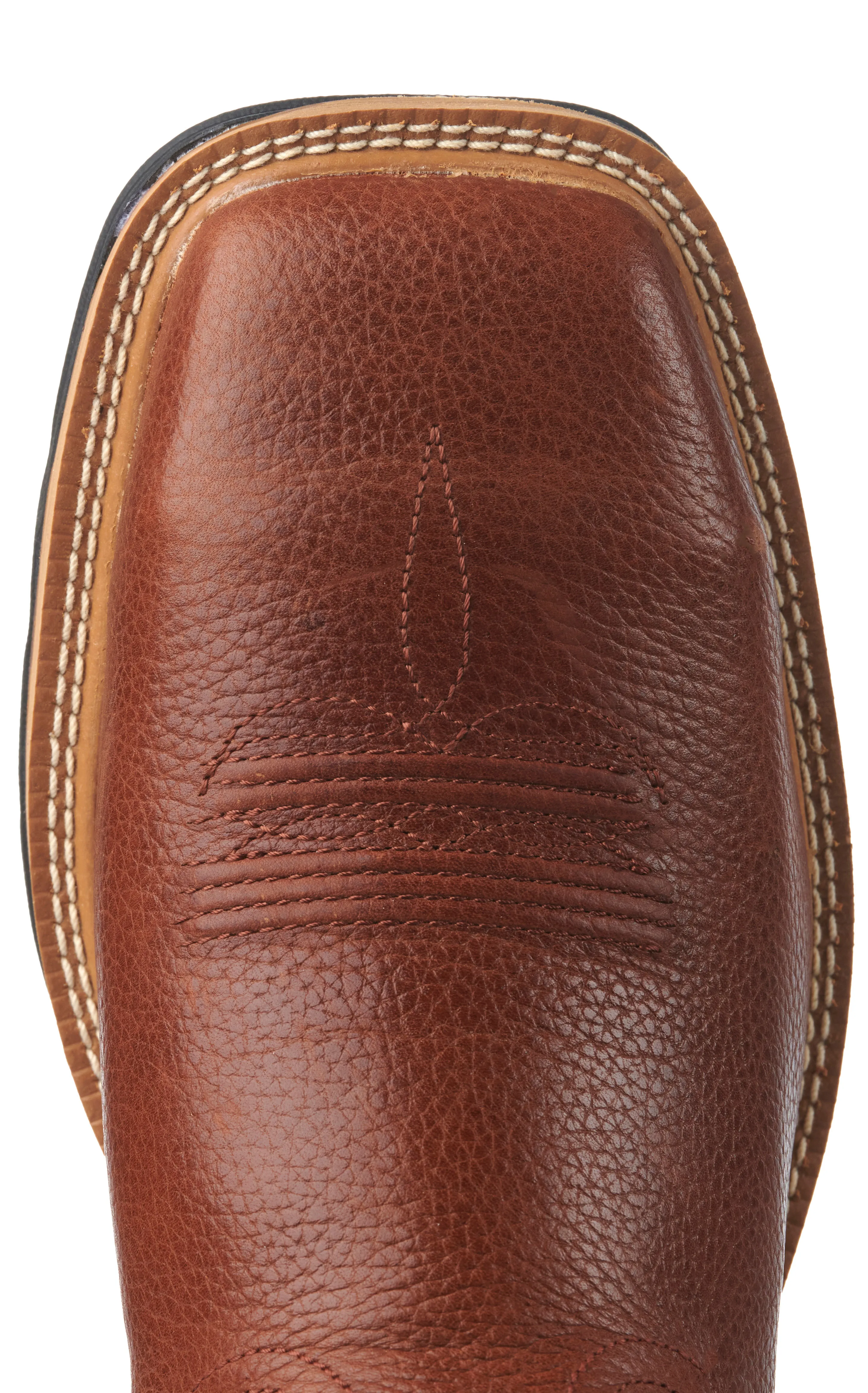 Twisted X Men's Cognac and Lime Green MetGuard Wide Square Steel Toe Work Boot