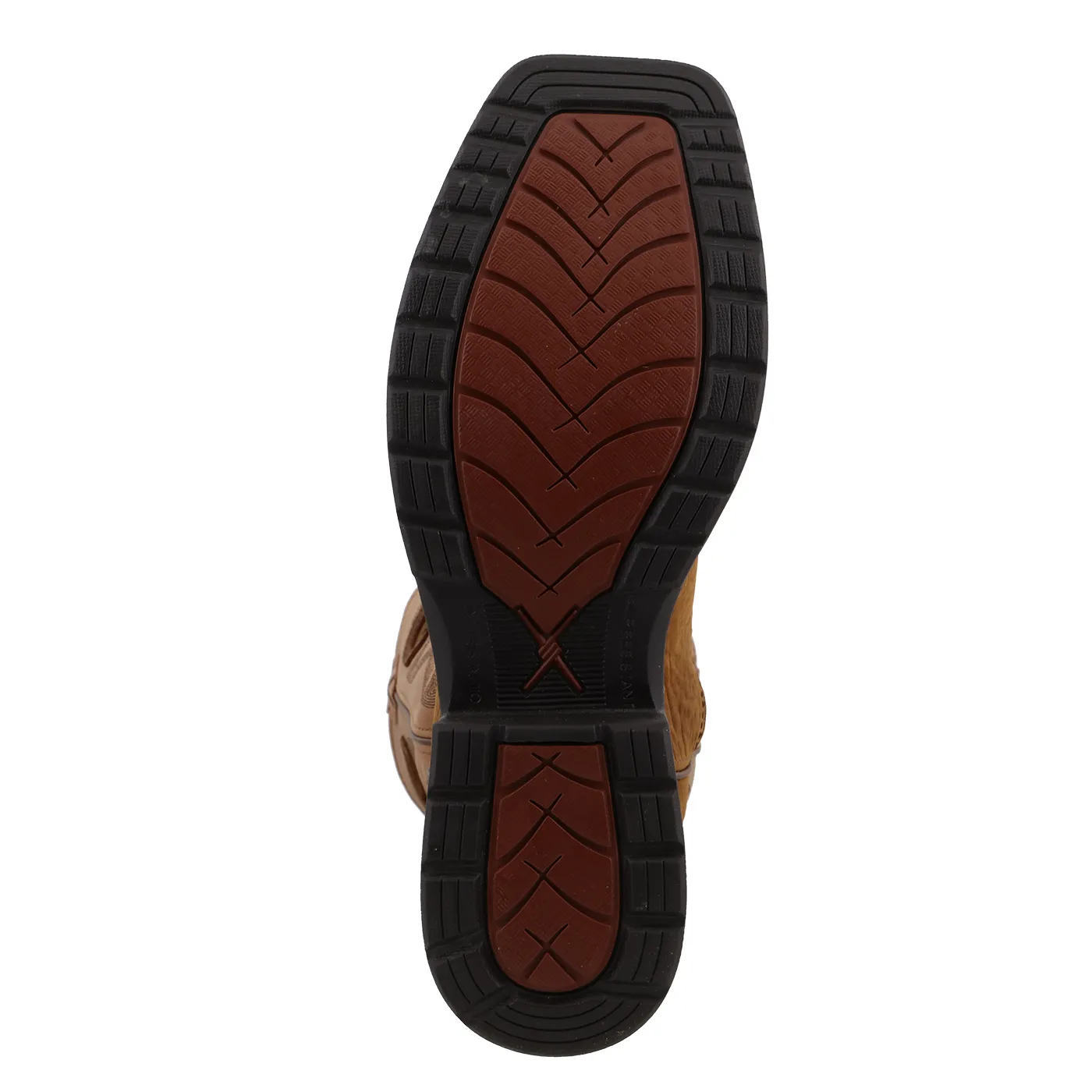 Twisted X Waterproof Western Work Boot – Dark Brown & Tan