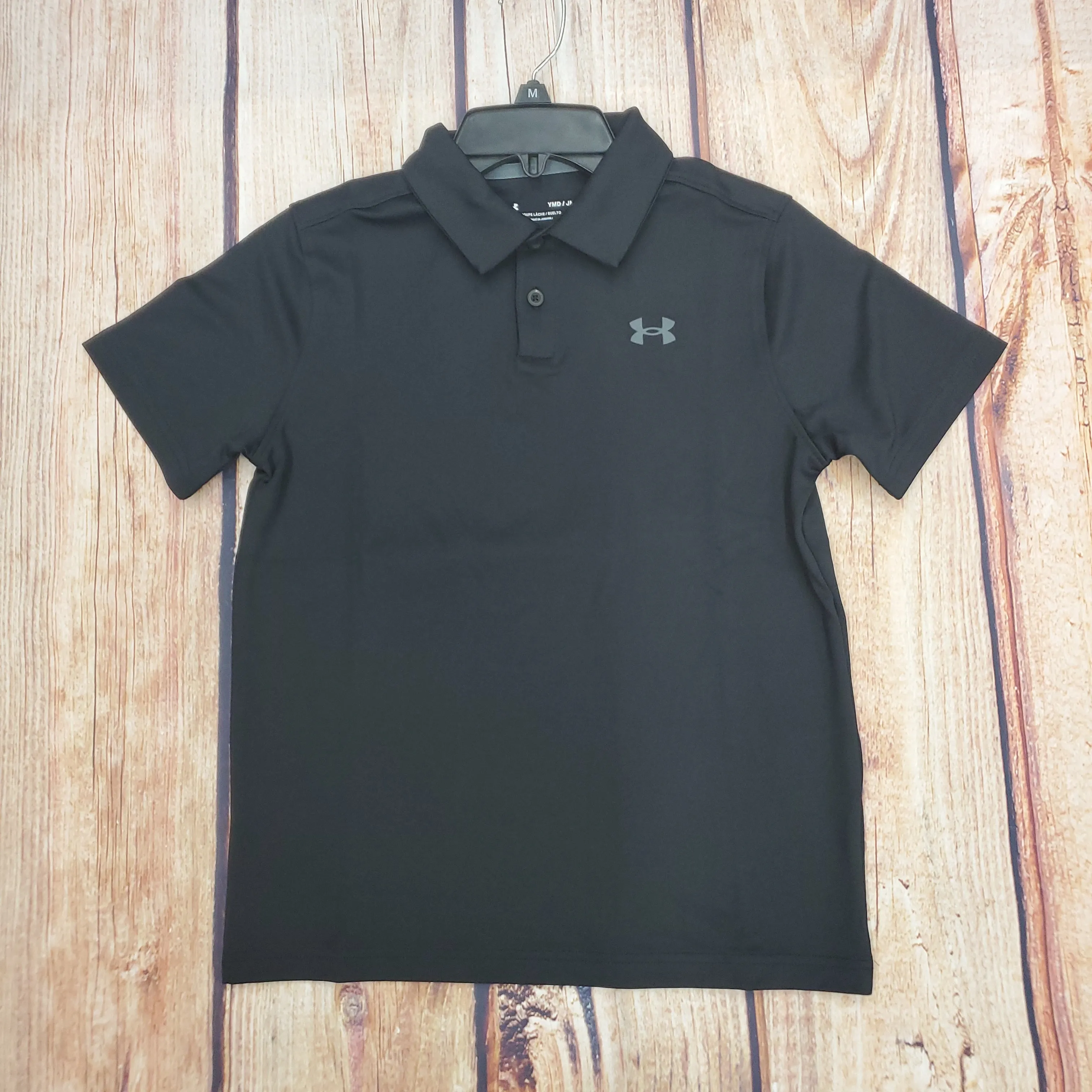 UA Youth Performance Polo-Black