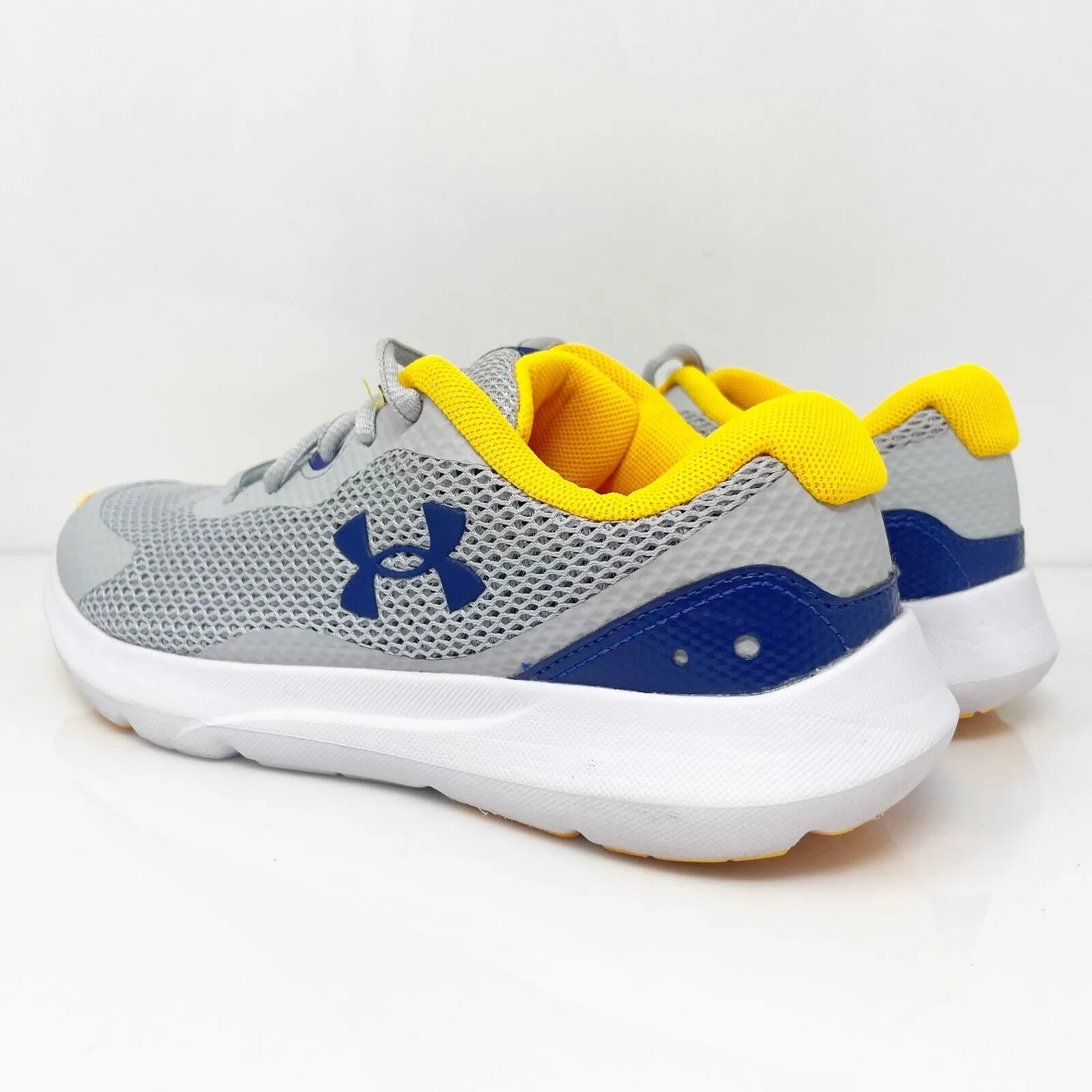 Under Armour Boys Surge 3 3024989-102 Gray Running Shoes Sneakers Size 5Y