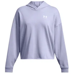 Under Armour Rival Terry Oversized Hoodie - Womens - Celeste/White