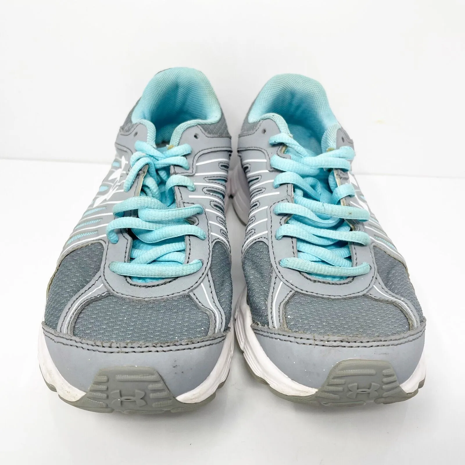 Under Armour Womens Dash RN 1252308-037 Gray Running Shoes Sneakers Size 6