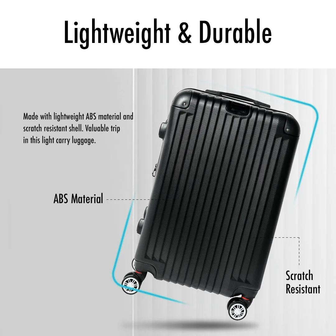 URBANlite VERTEZ  20+24 Bundle 360° 8-Wheel Spinner | TSA Lock I Expandable |Corner Guard Hard Case Luggage