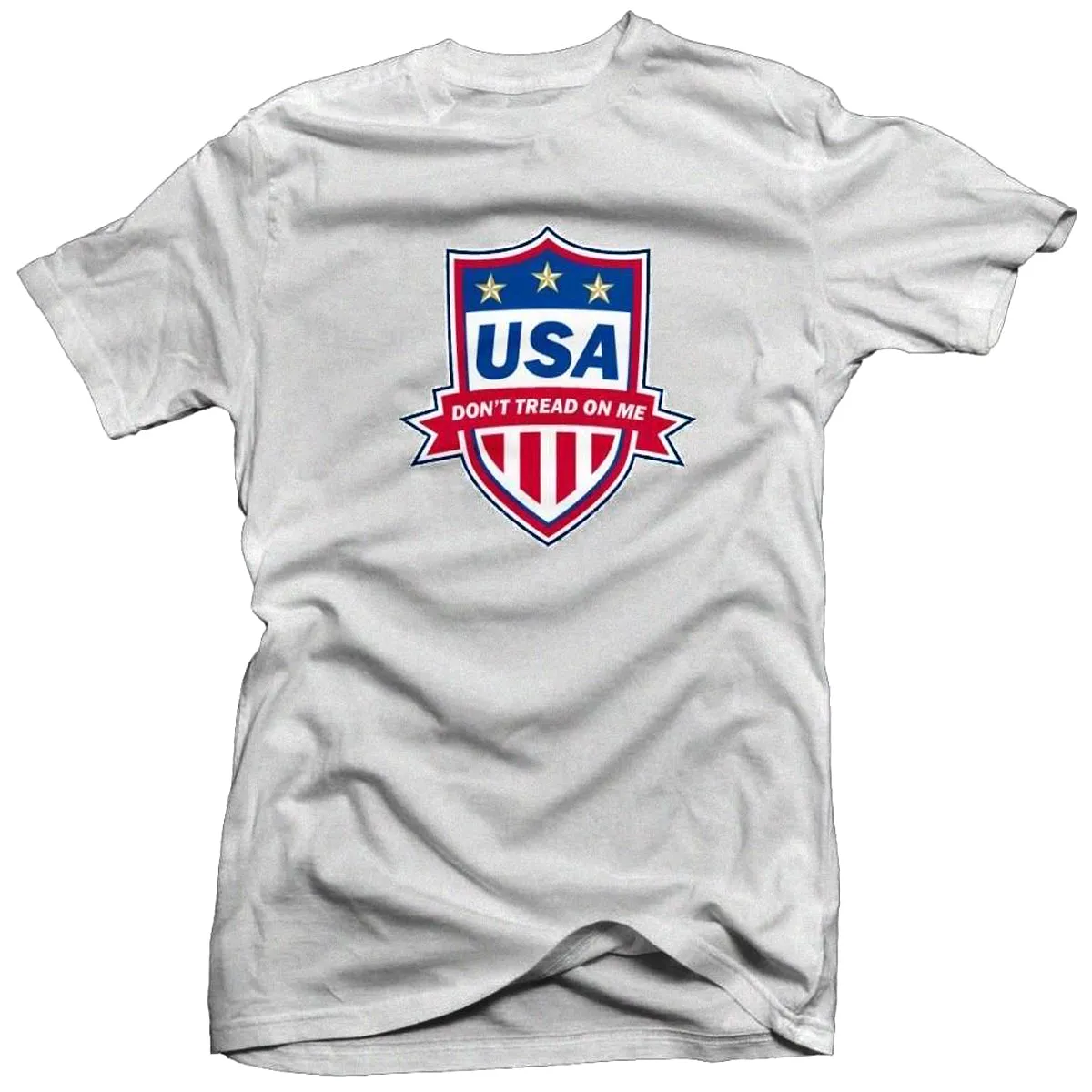 USA Don't Tread on Me Soccer Badge Printed Tee Customized