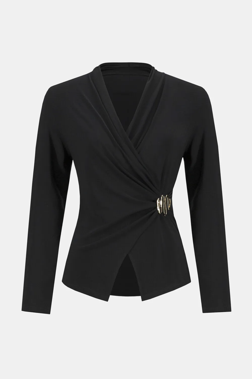 V-neck Pullover With Belt Style 243152