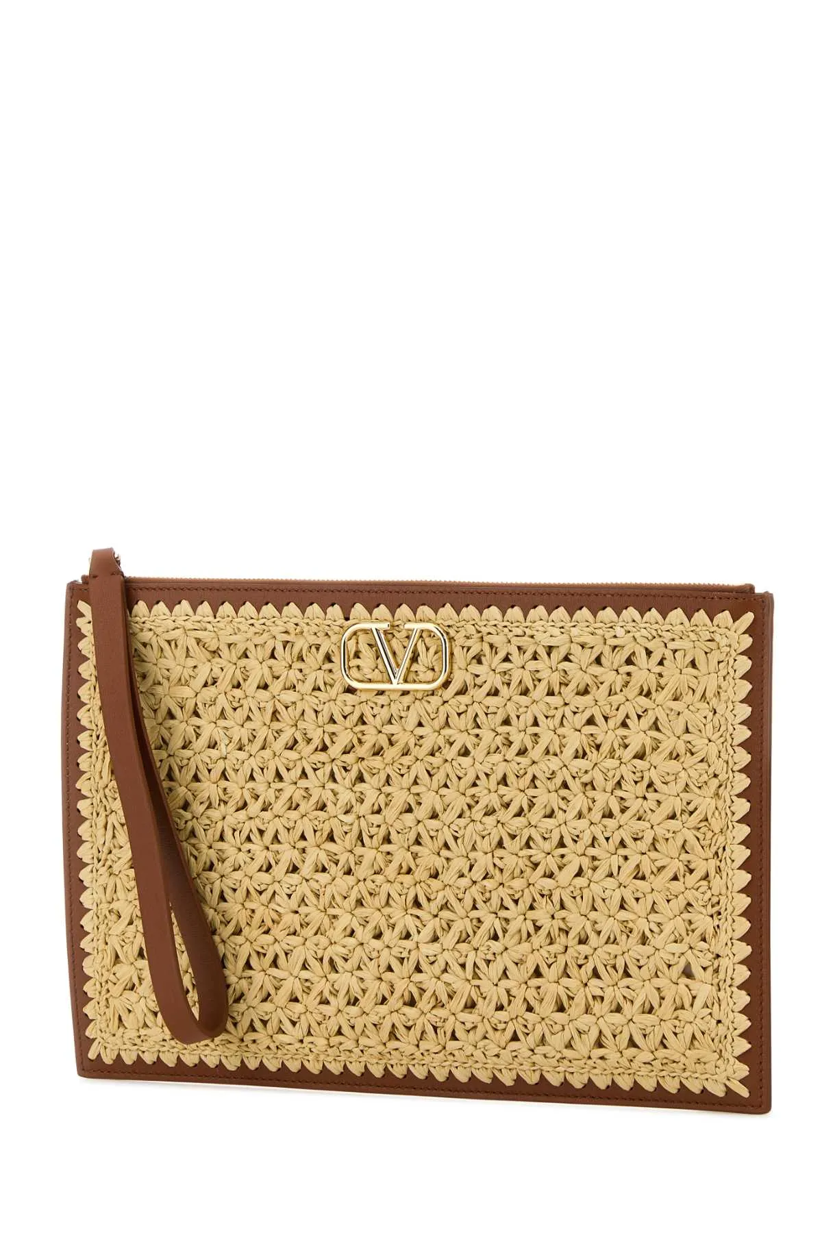 Valentino Garavani Raffia Clutch