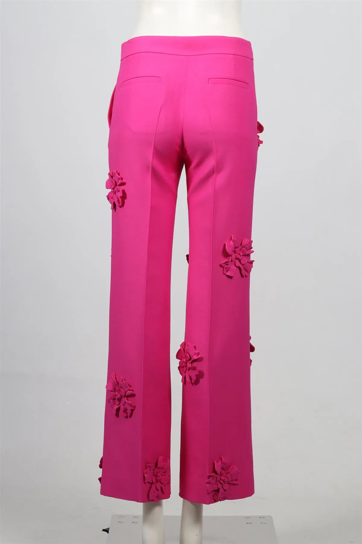 VALENTINO WOOL BLEND STRAIGHT LEG PANTS IT 40 UK 8