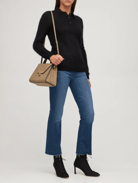 Valextra   Medium Iside soft grained leather bag 