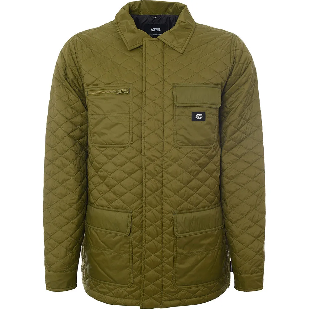 Vans Men's Green Drill Chore Quilted Coach Jacket