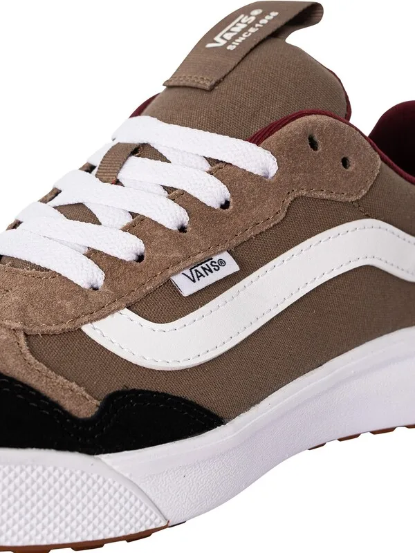 Vans Range Exp Suede Canvas Trainers - Walnut