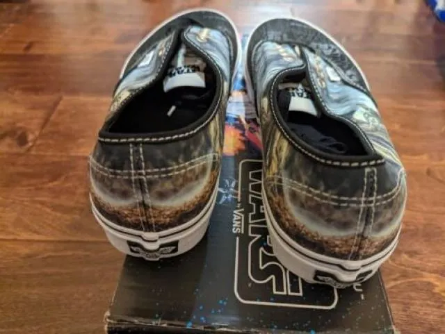 Vans Star Wars x Authentic Yoda Black/White 2014 Vintage...