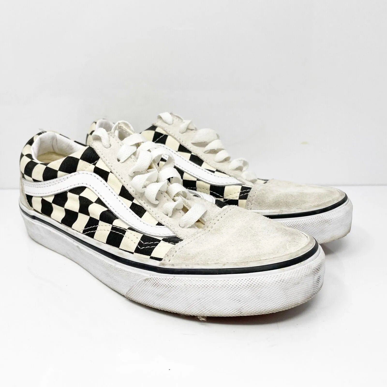 Vans Unisex Off The Wall 751505 White Casual Shoes Sneakers Size M 5 W 6.5