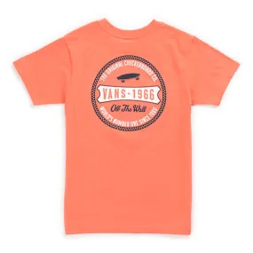Vans Wide Side Boys Youth T-Shirt - Emberglow -