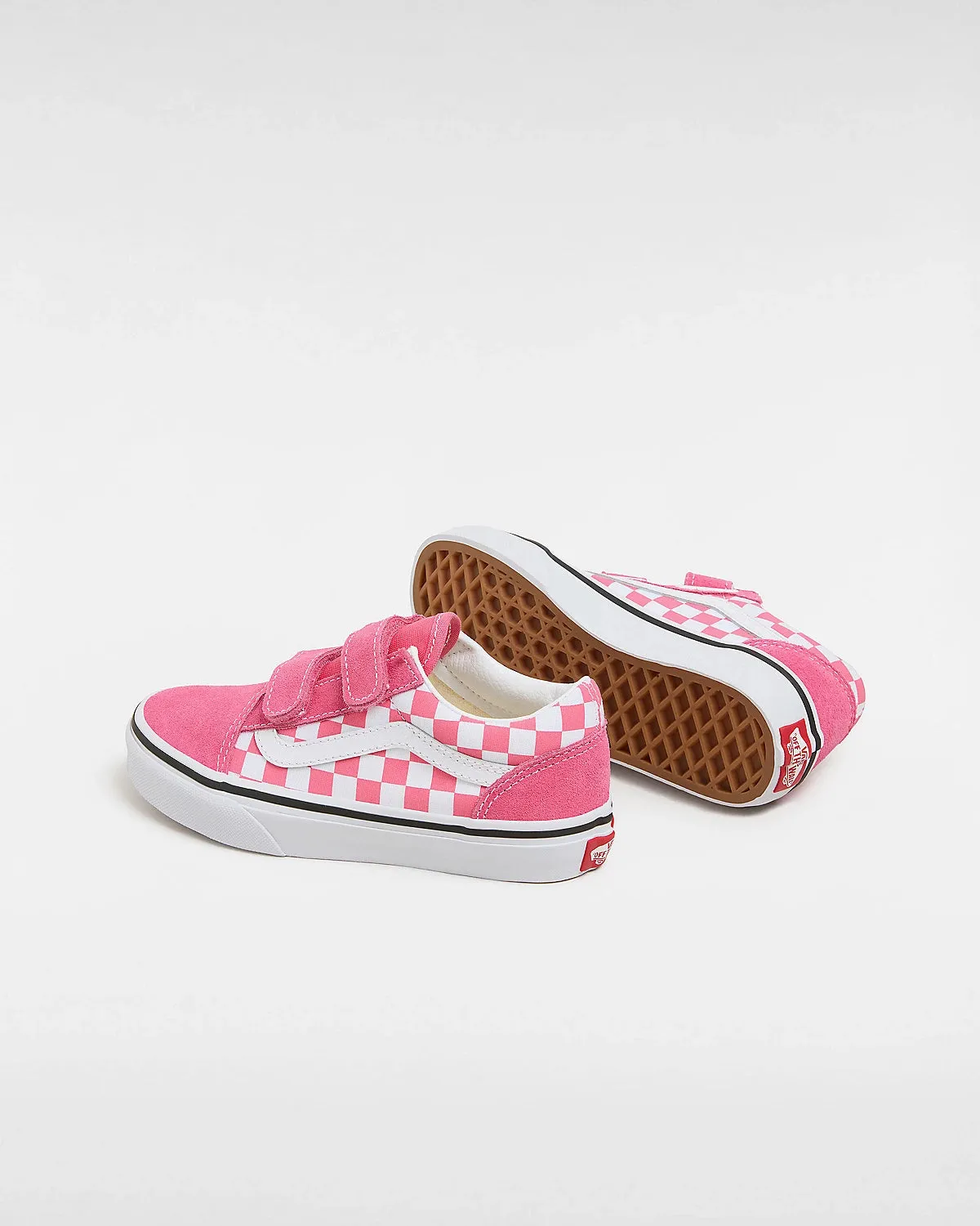 Vans Παιδικ Old Skool Ροζ Σκακιρα