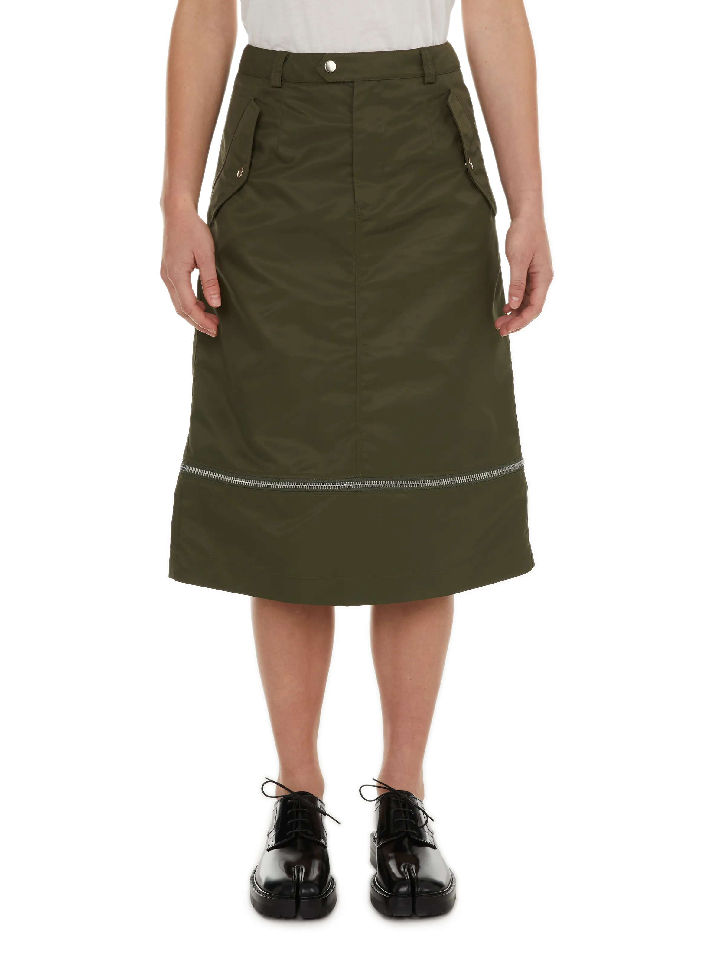 VAQUERA  Plain skirt - Green