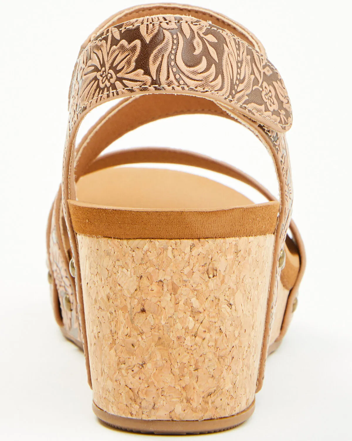 Very G Women's Casper Tooled Wedge Sandals