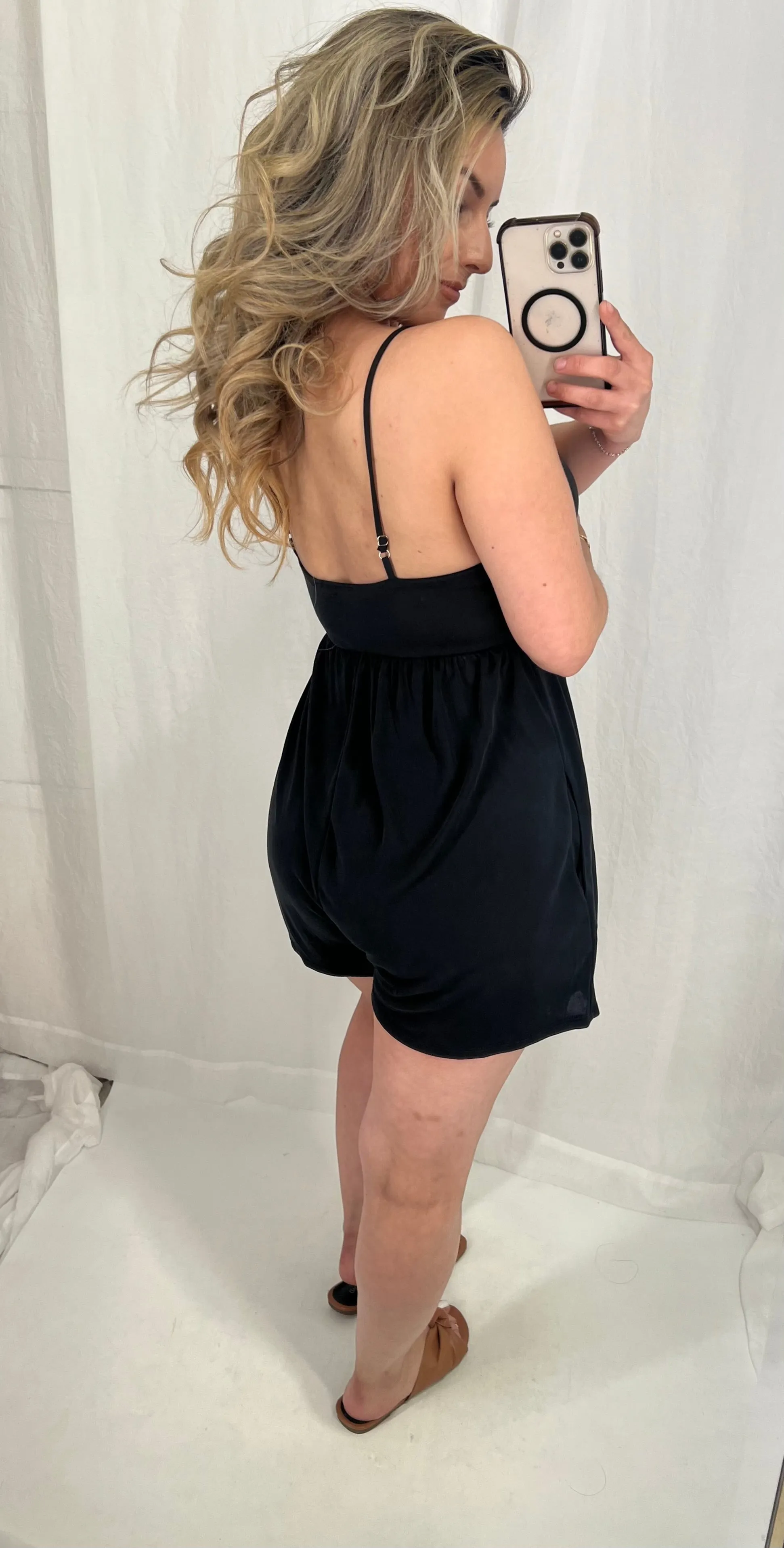 Vinessa Romper- Black