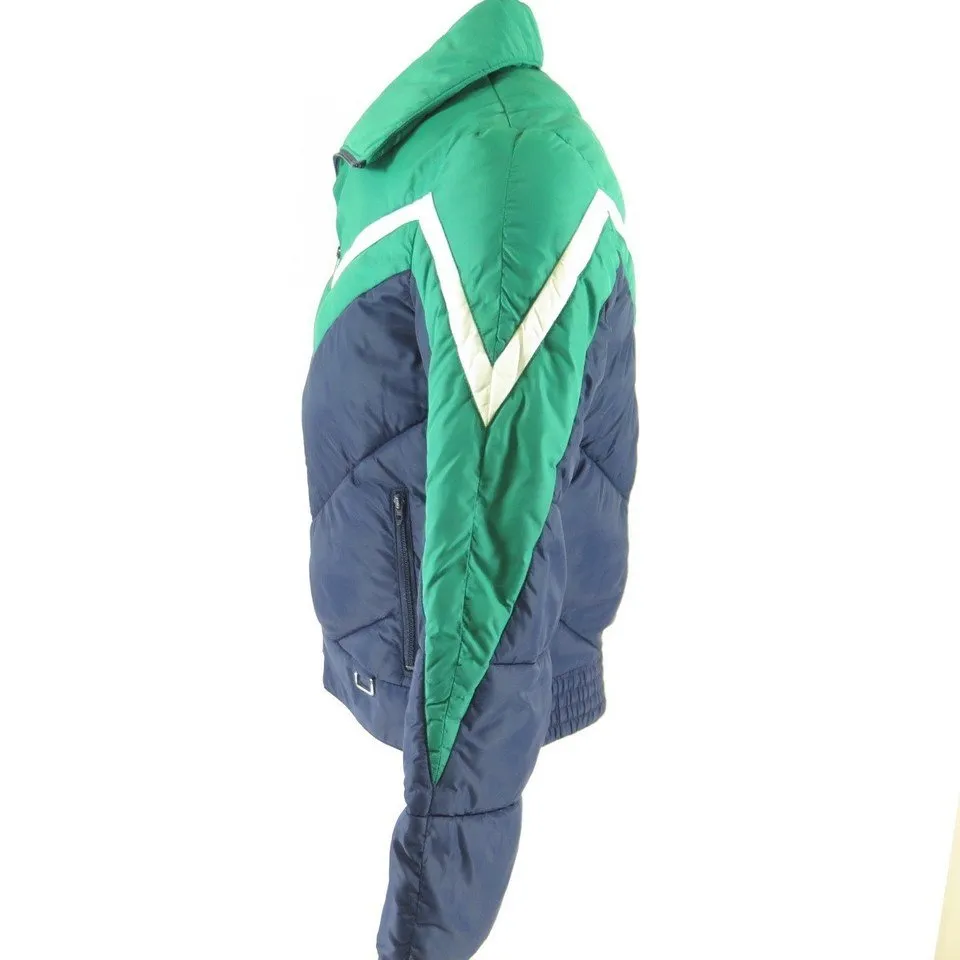 Vintage 70s Mountain Goat Ski Jacket Mens M Retro Puffy Snowboard