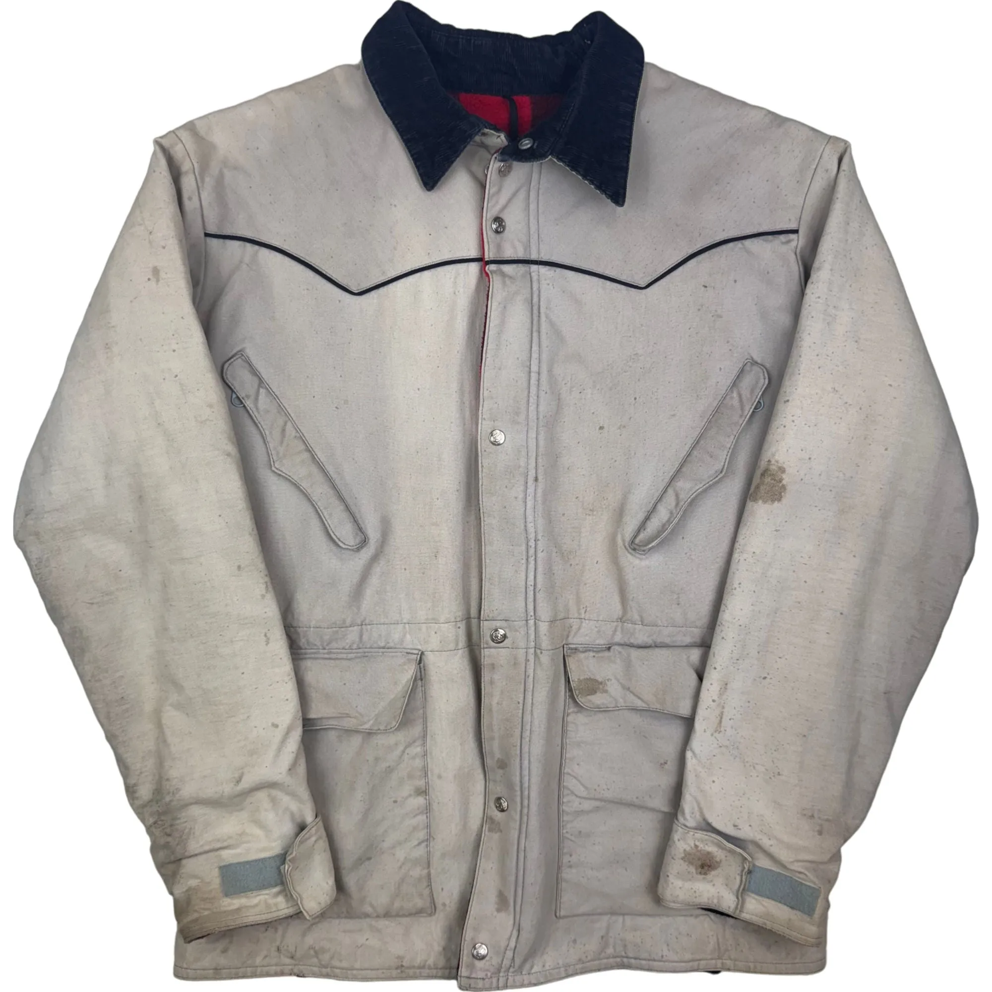Vintage 90's Schaefer Outfitter Western Jacket Workwear Beige