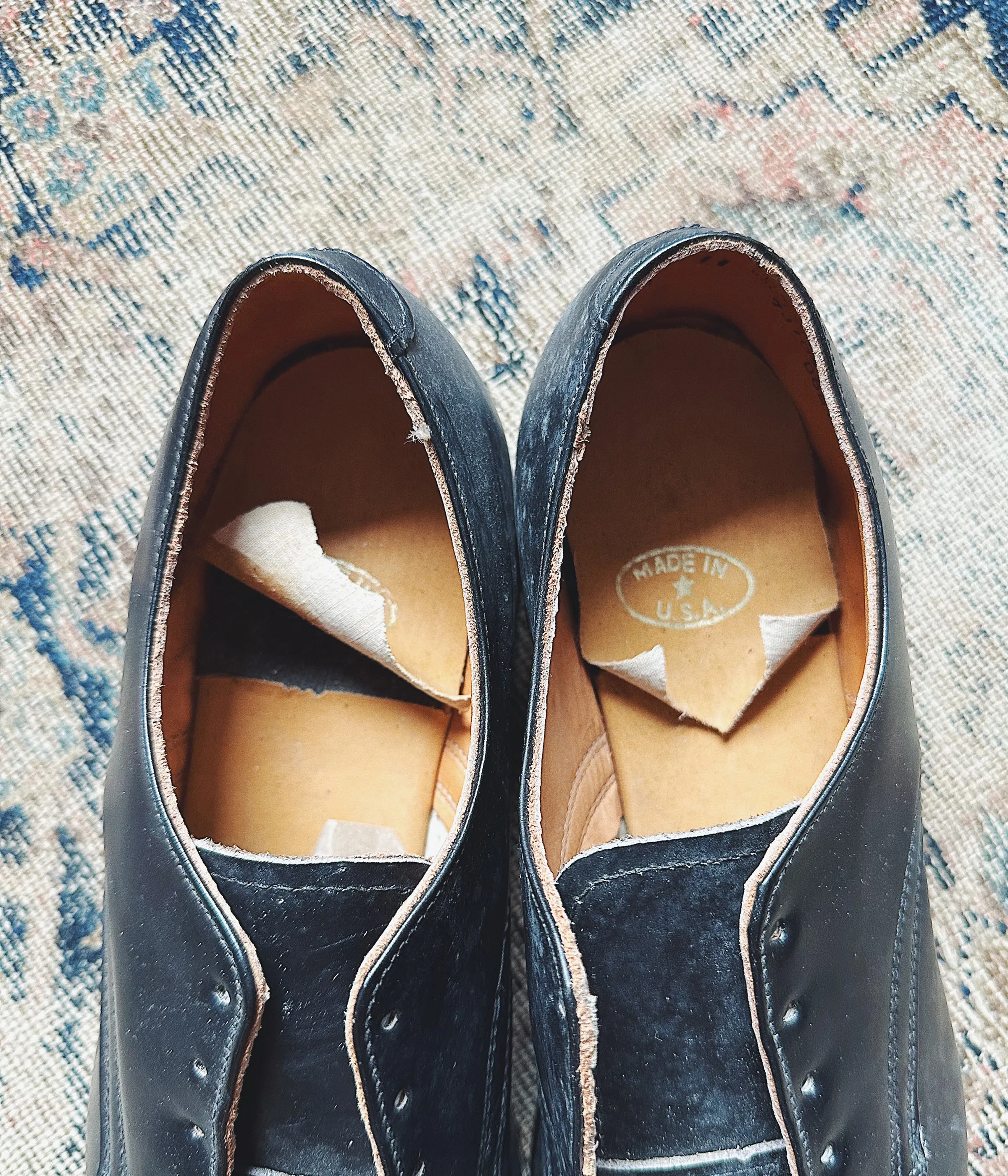 Vintage NOS USN Military Service Shoes
