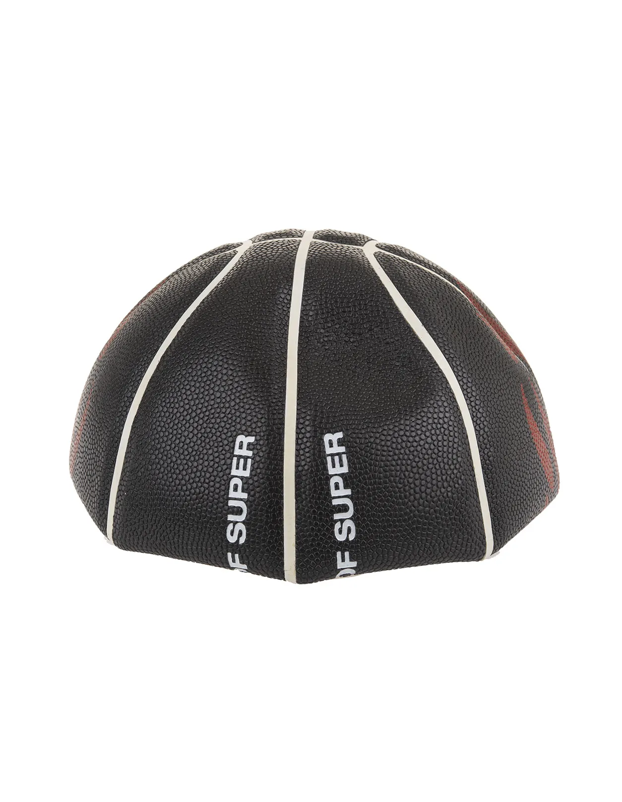 VISION OF SUPER Black Basketball Ball With Red Flame