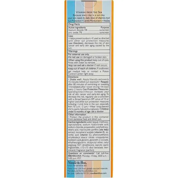 VitaSea Ultra Nourishing Pure Mineral Sunscreen Lotion SPF 50
