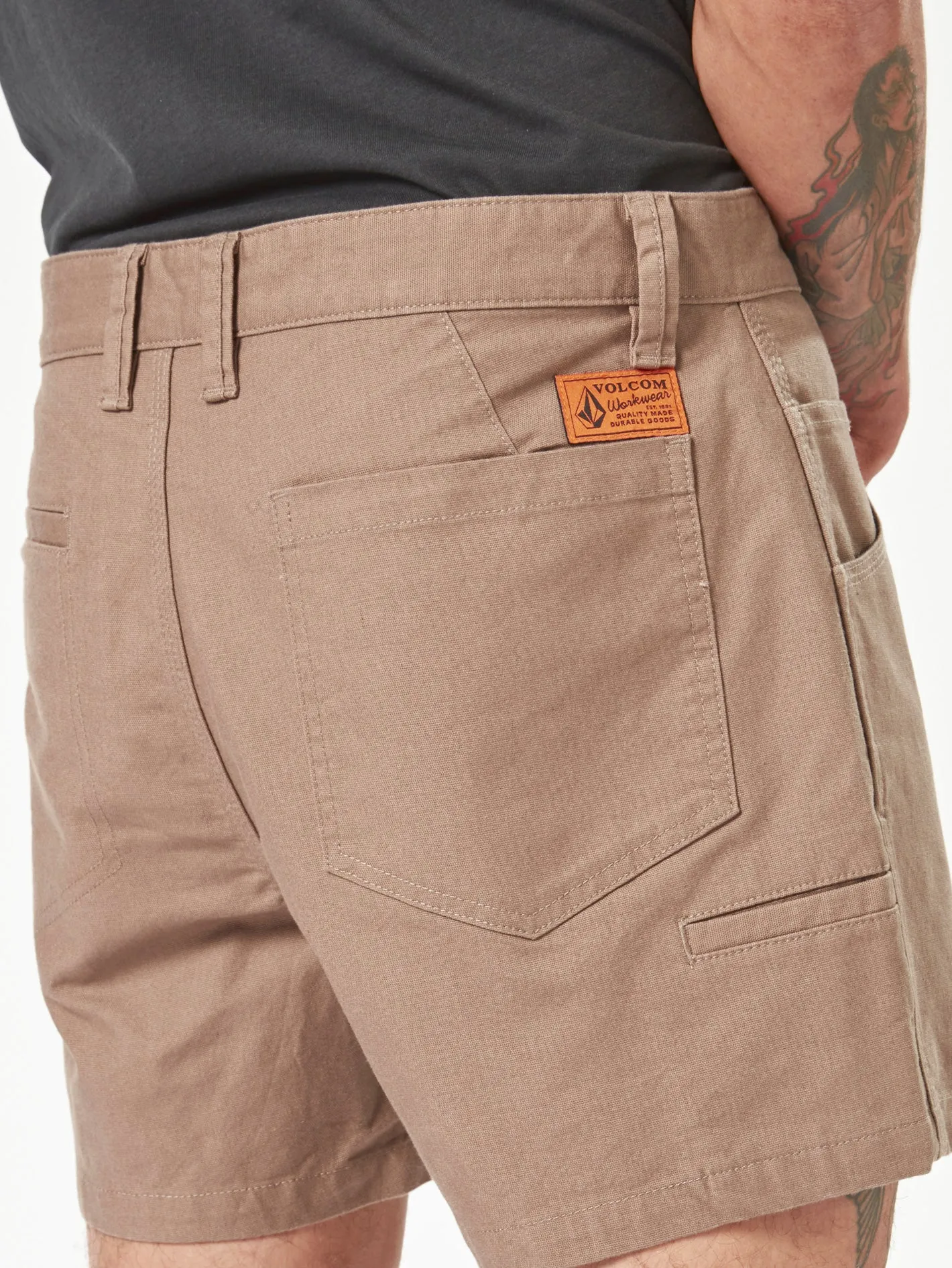 Volcom Workwear Bevel Work Shorts - Brindle