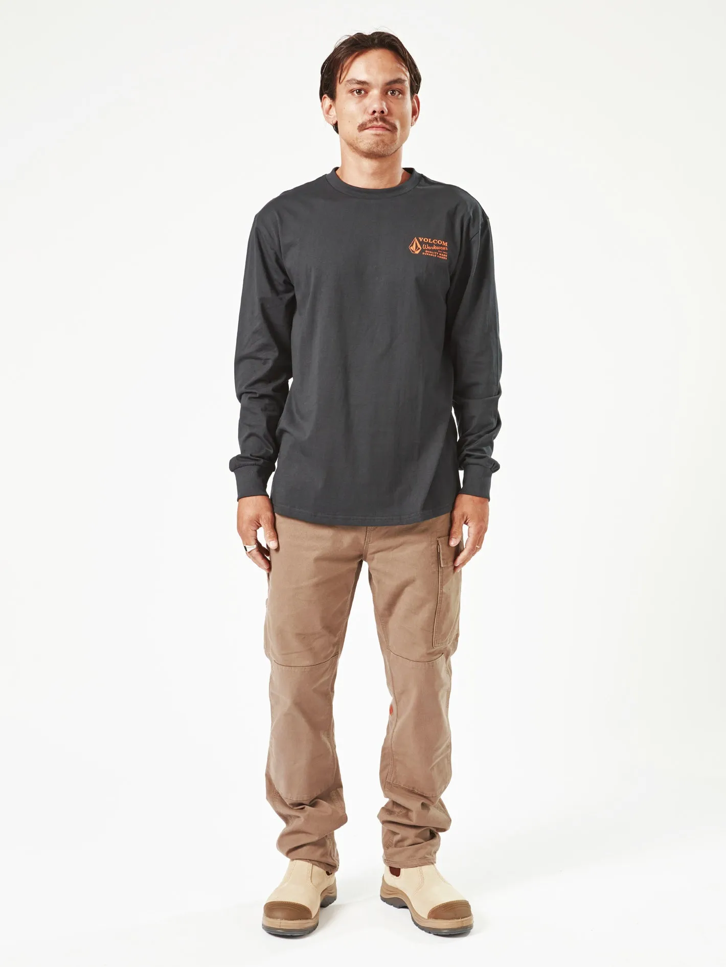 Volcom Workwear Long Sleeve Shirt - Black
