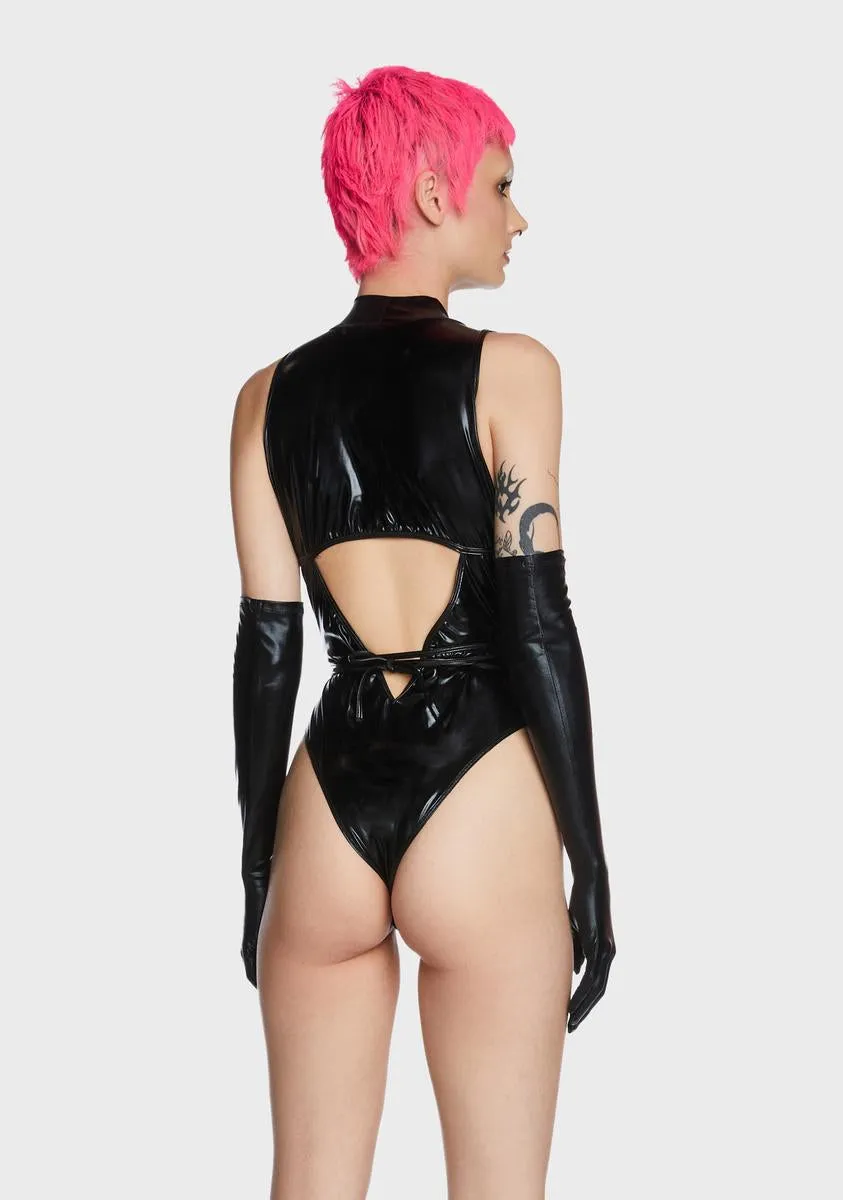 Want To Believe Bodysuit And Gloves Set-