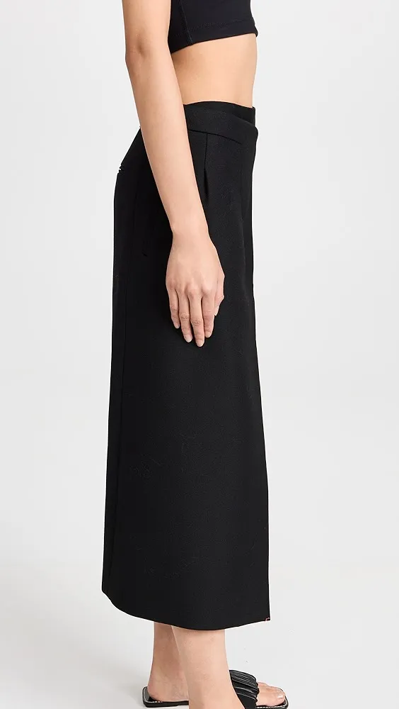 WARDROBE.NYC   Wrap Skirt Midi 
