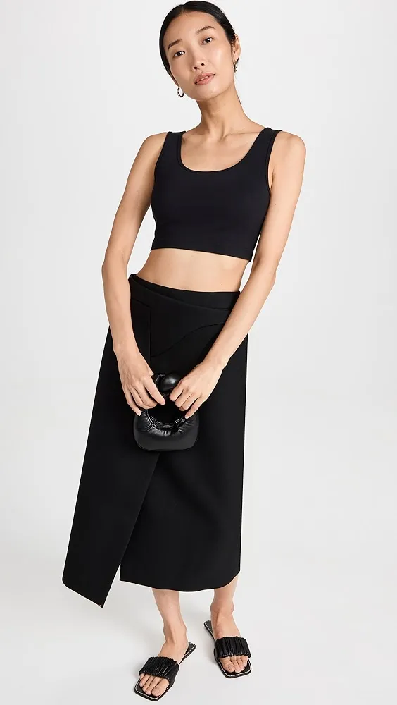 WARDROBE.NYC   Wrap Skirt Midi 