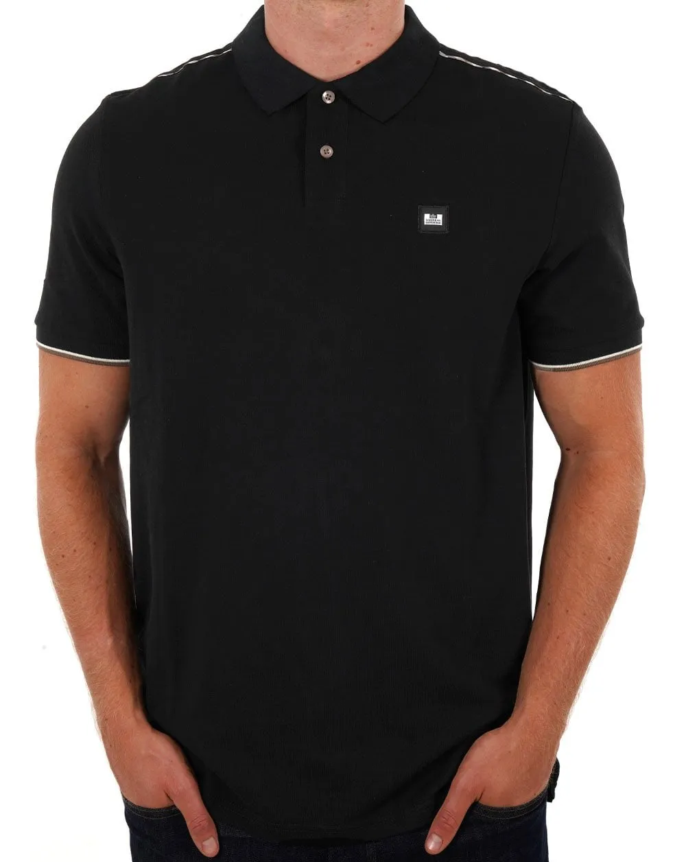 Weekend Offender Sakai Polo Shirt Black