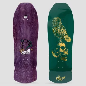 Welcome 10.0 Bird Brain on Early Grab Skateboard Deck Green