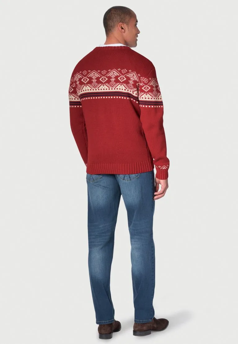 Whistler Berry Fairisle Jumper