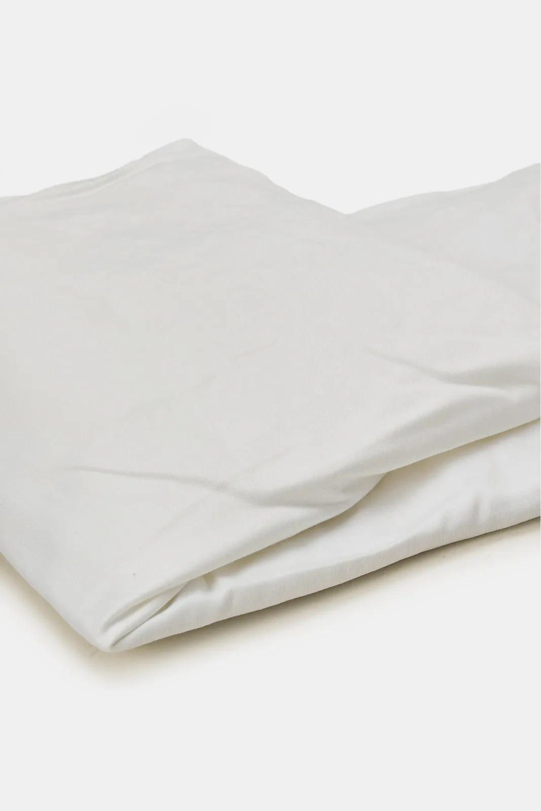 White Cotton Fitted Sheet (Double Size)
