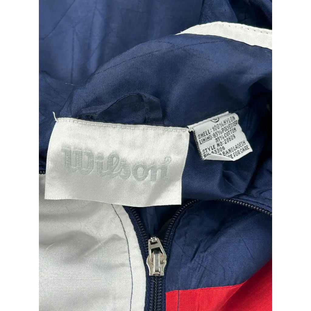 Wilson USA Flag Track Jacket - Large - Navy Nylon
