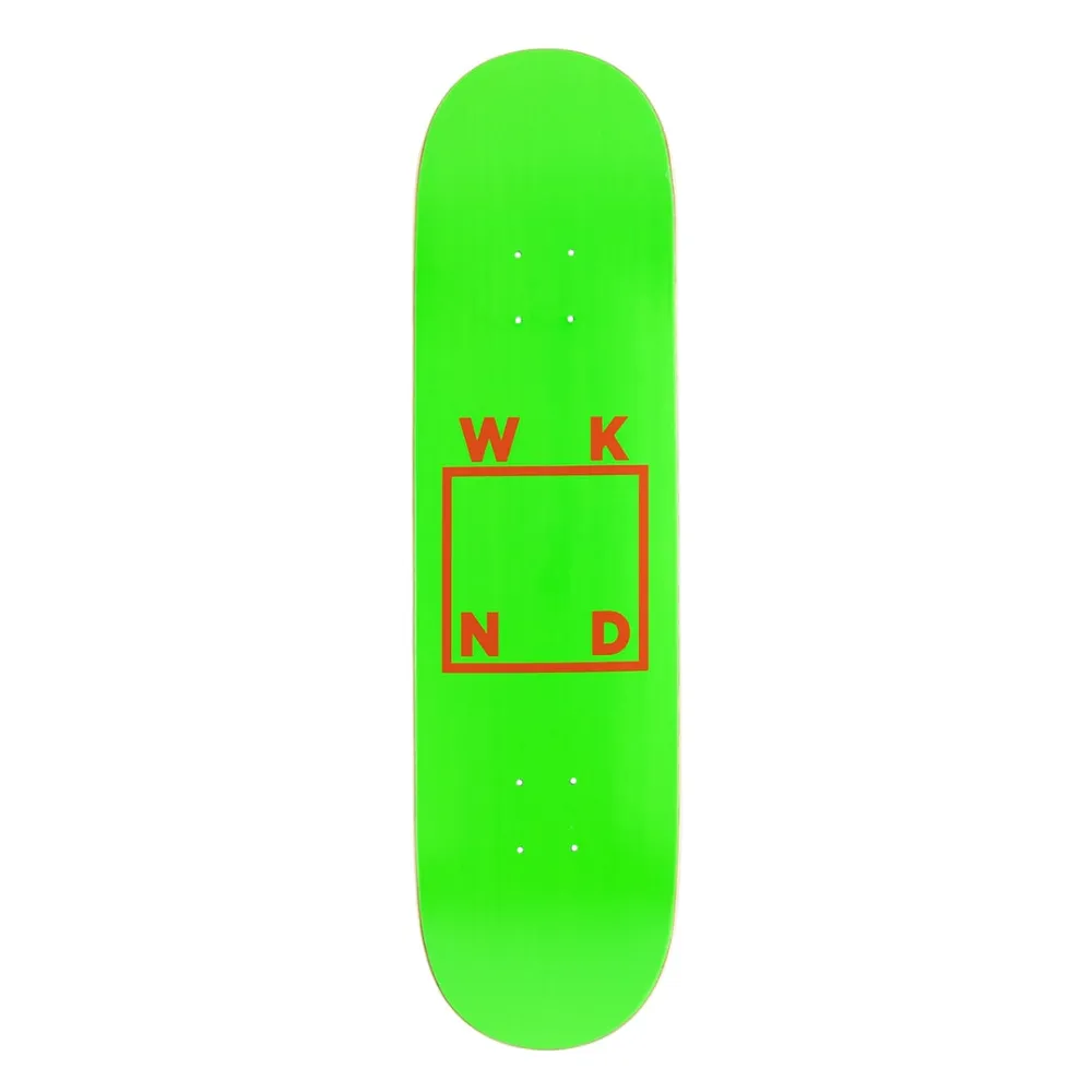 WKND Logo Green / Orange VA Deck 8.25