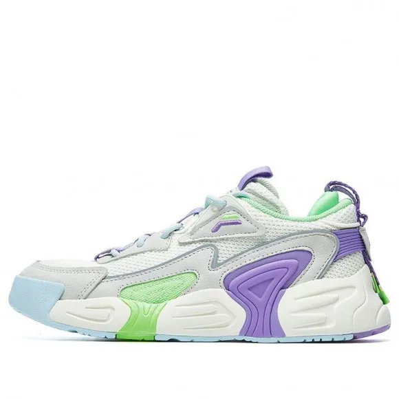 (WMNS) FILA SWARM low swirl sneakers purple/white/grey