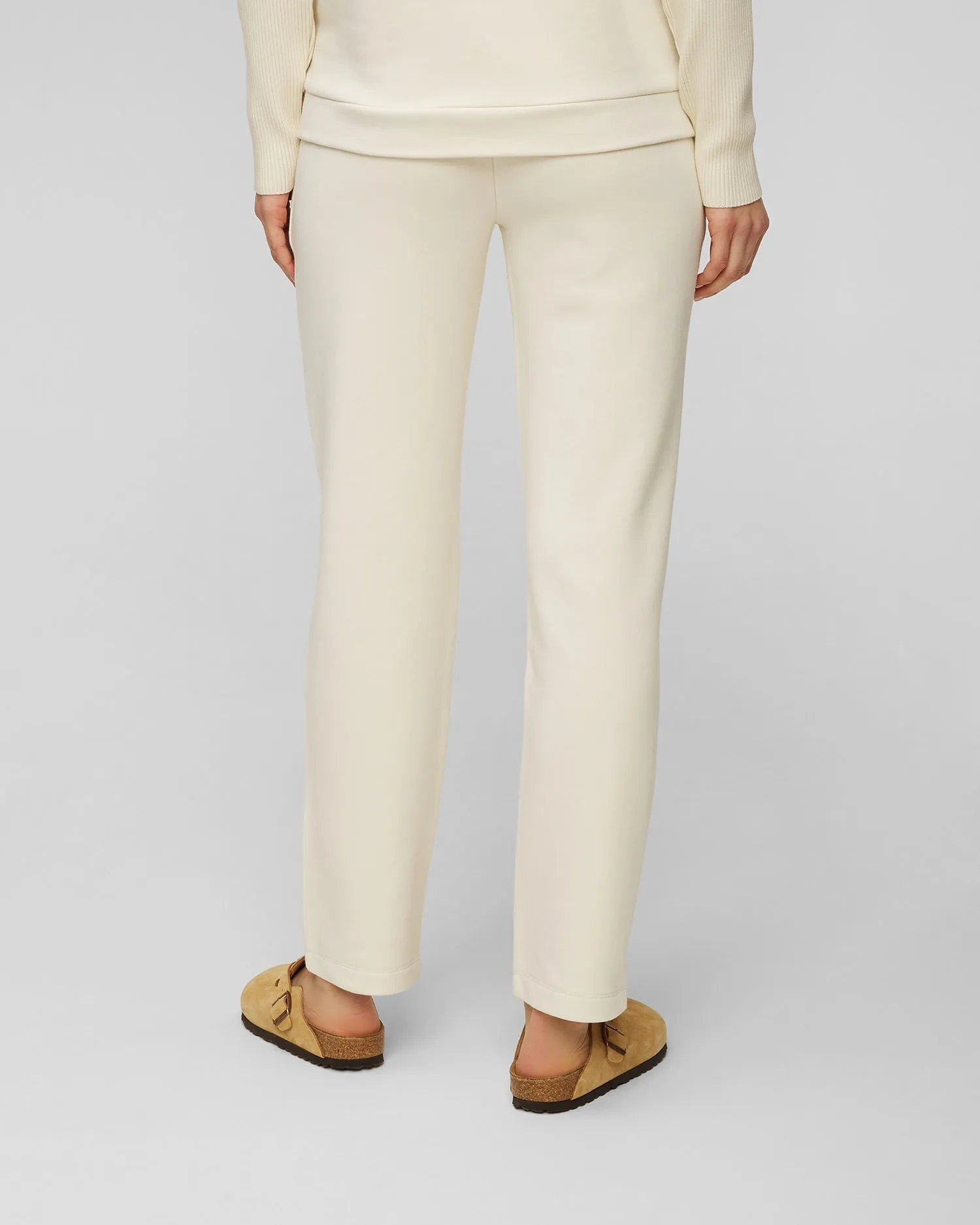 Women's beige viscose trousers BOGNER Carey 16878766-133