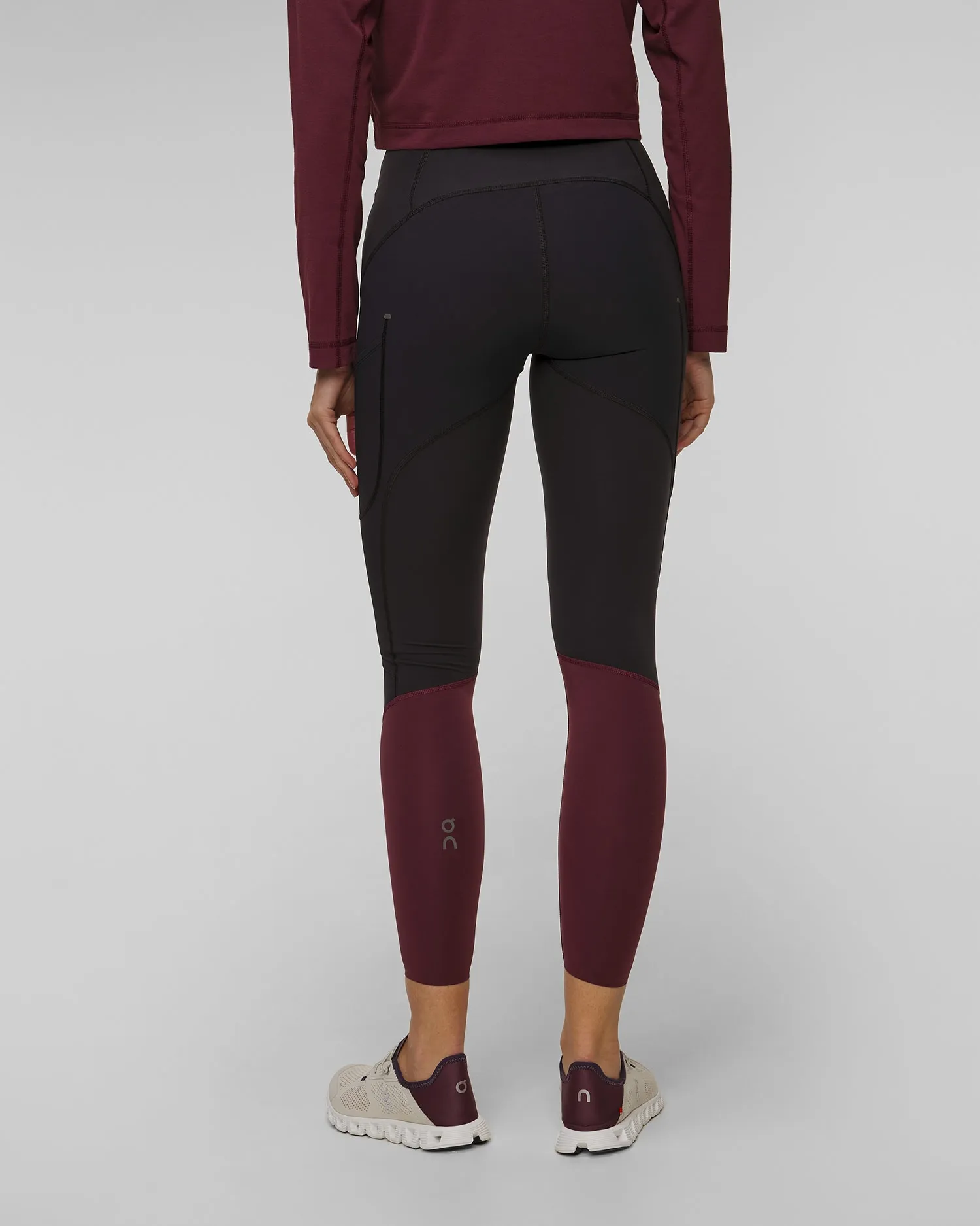 Women's leggings On Running Trek Tight 1WE10151778-black-mulberry
