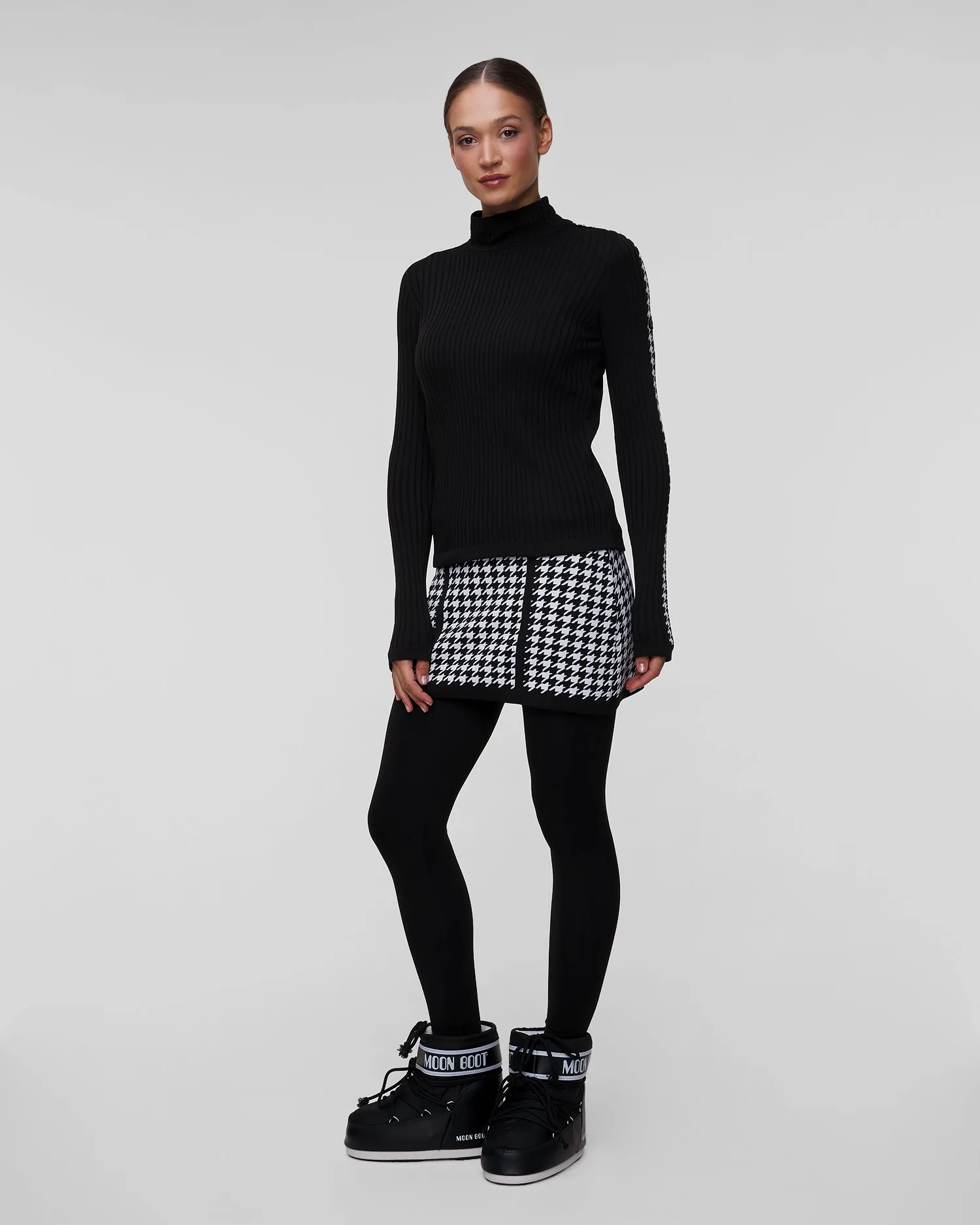Women's leggings with skirt Newland Leda N46393-108