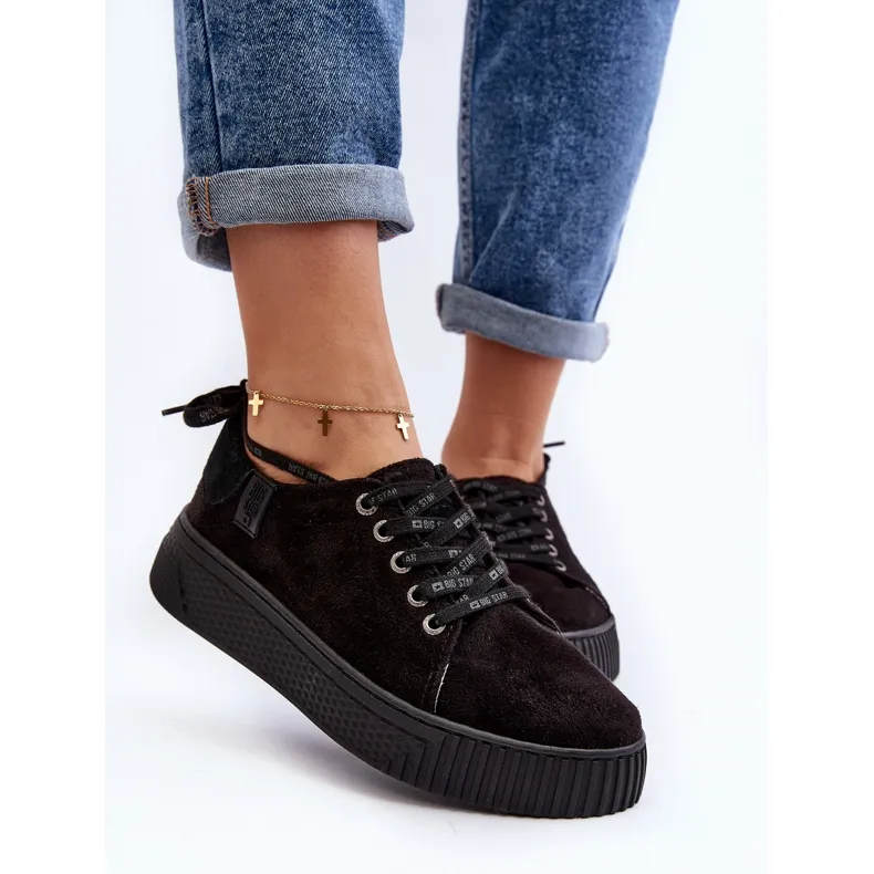 Women's Sneakers Big Star NN276005 Memory Foam System Black