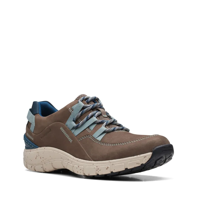 Women’s Clarks Waterproof Wave Range – Taupe Combi